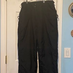 Womens size large black SKI-SNOWBOARD PANTS